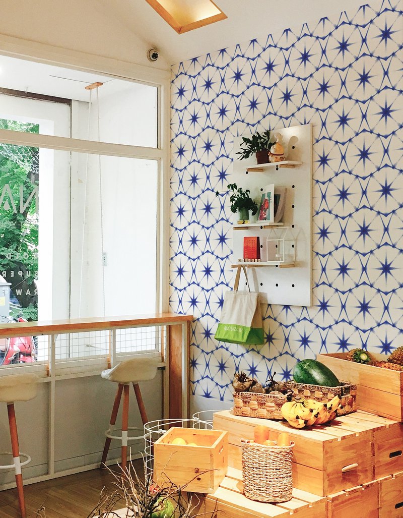 【老朋友限定礼】原创壁贴 | 吉野川蓝染 - 墙贴/壁贴 - 其他材质 蓝色