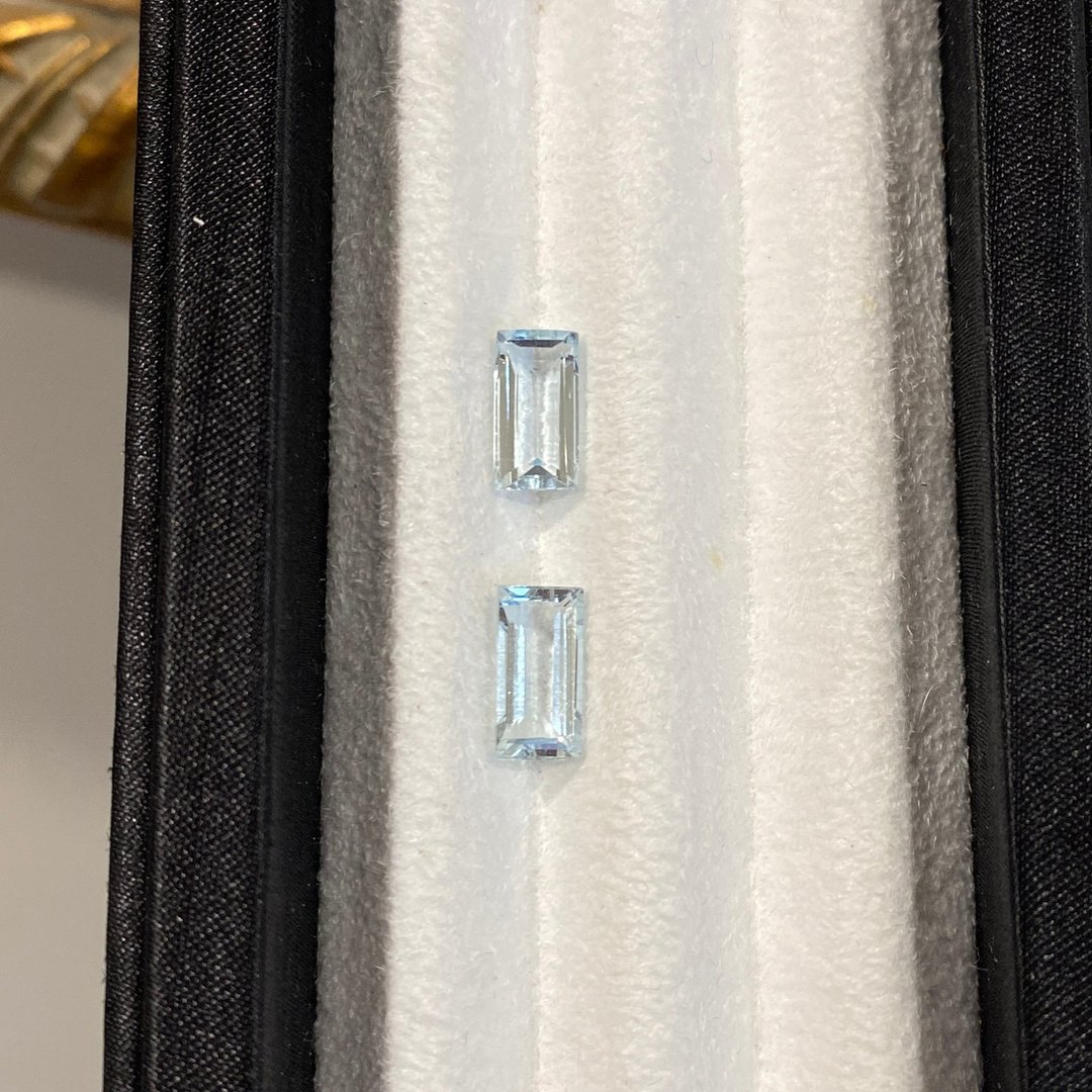 【裸石】海蓝宝石 Aquamarine LAQ11/LAQ12 - 项链 - 宝石 蓝色