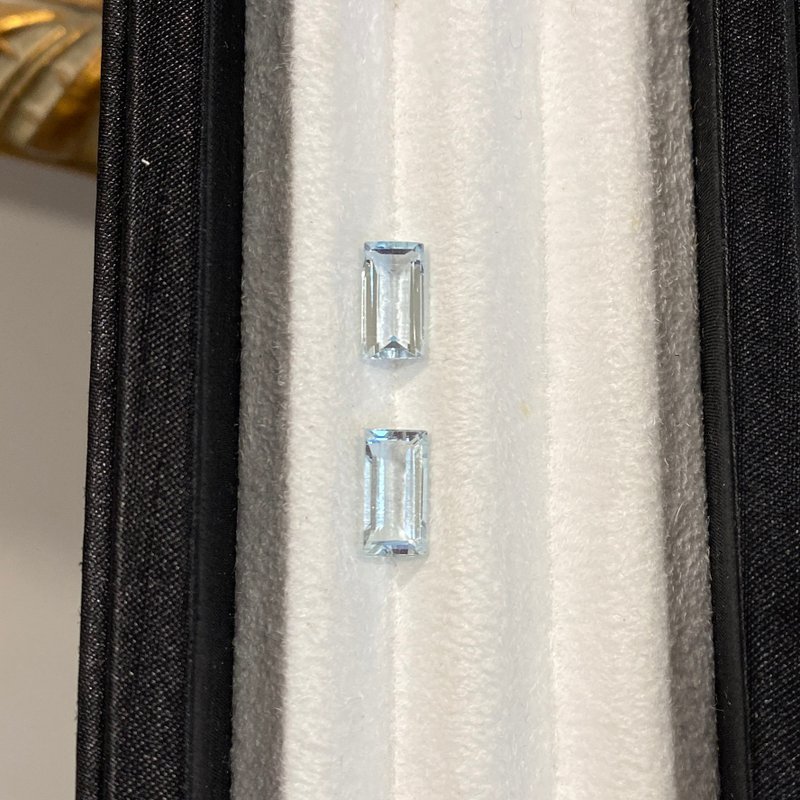 【裸石】海蓝宝石 Aquamarine LAQ11/LAQ12 - 项链 - 宝石 蓝色