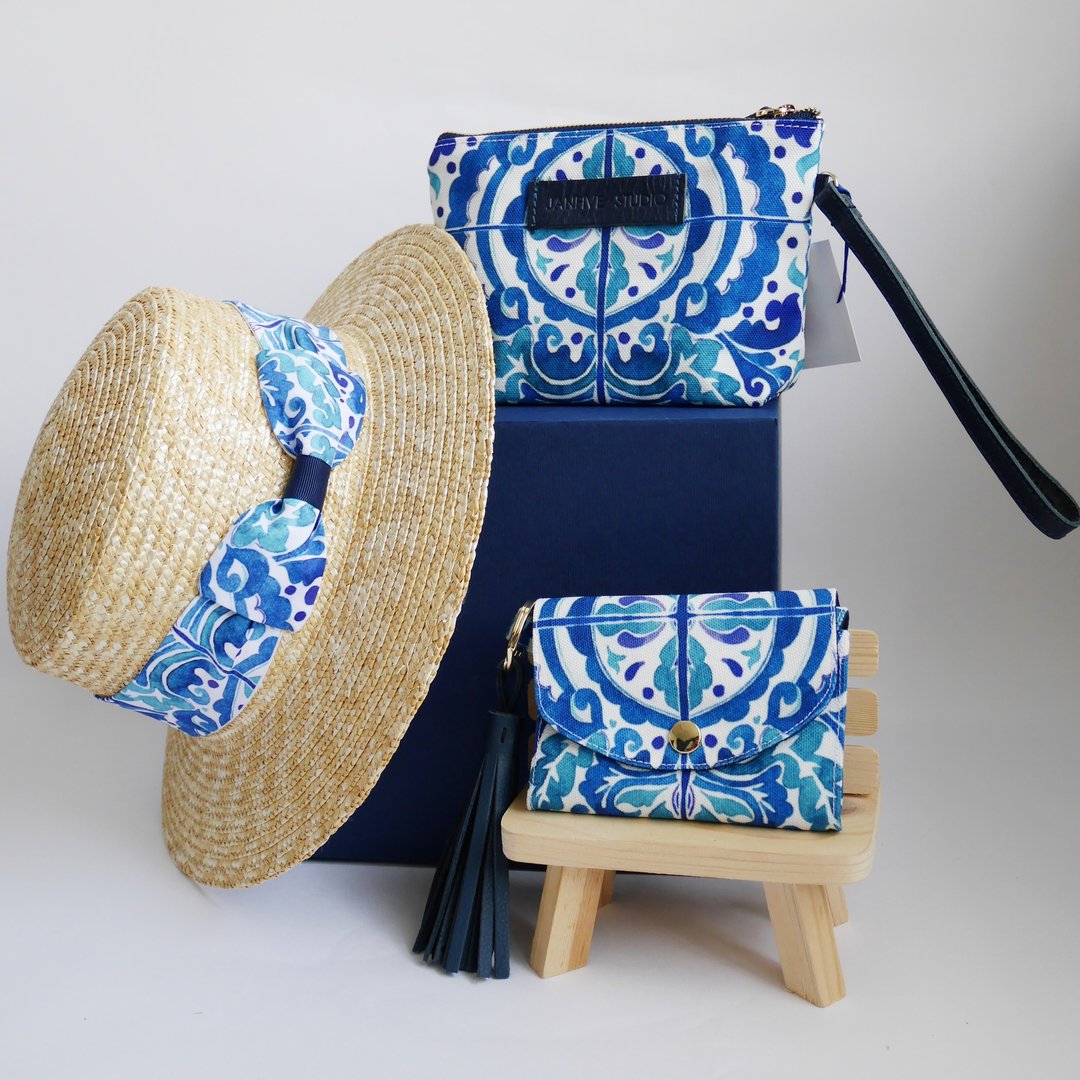 Paradise Set 3 Designs and 3 Pieces in the set 30% OFF *** - 帽子 - 棉 蓝色