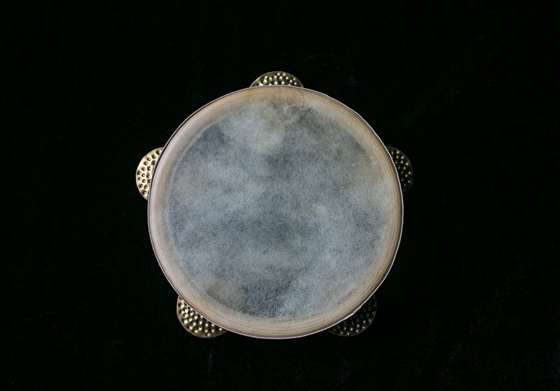 Tamburello 中东打击乐器 Riq 铃鼓 框鼓 folk 世界音乐 古典乐器 - 其他 - 铜/黄铜 