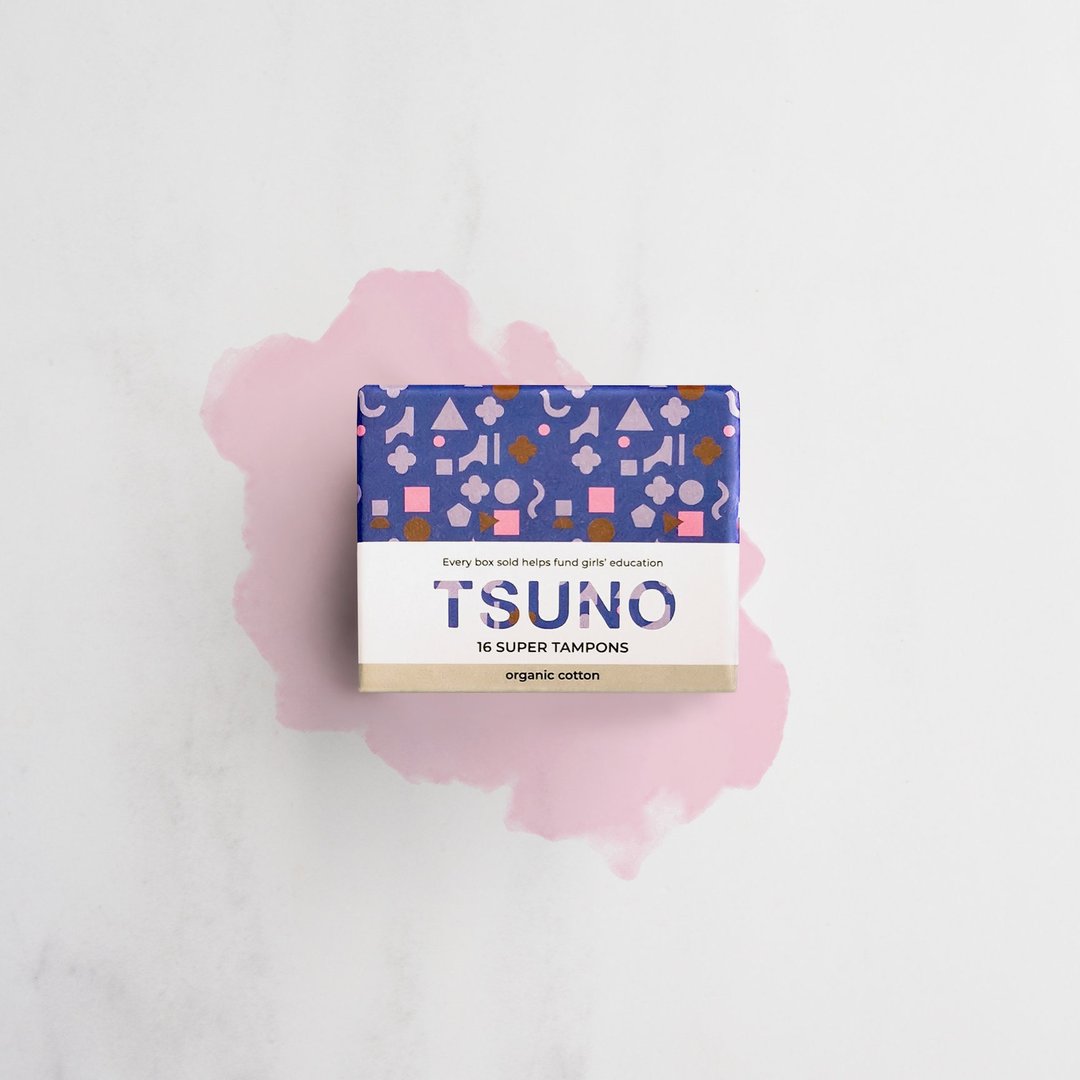 Tsuno 有机棉条 - 夜用型 - 生理用品 - 棉 