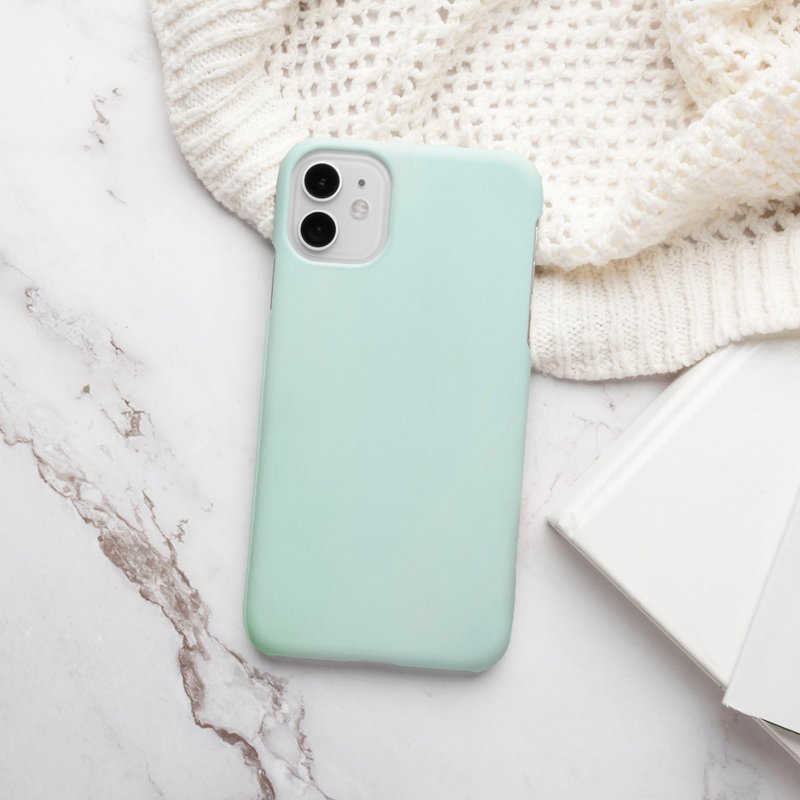 客制手机壳 iPhone 14 13 Pro Matte 抽象水彩 2 集 4 绿色黄色 - 手机壳/手机套 - 塑料 多色