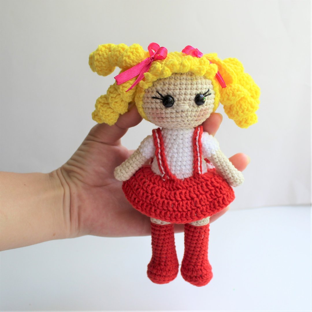 Candy Candy crochet Doll From anime manga, Candice White Ardlay - 桌游/玩具 - 羊毛 红色