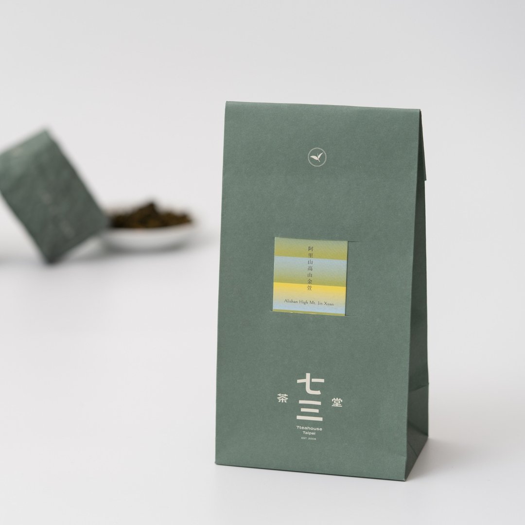七三茶堂 精品原叶丨阿里山高山金萱 150g–生活袋 - 茶 - 纸 绿色