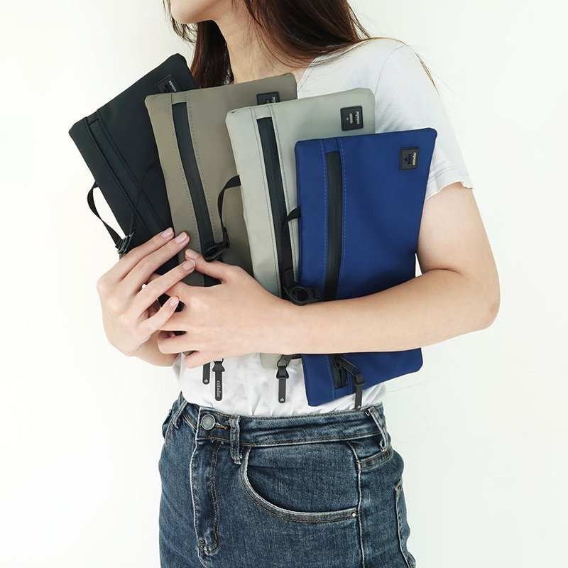 【新年福袋】- 素色机票包福袋组 - 侧背包/斜挎包 - 人造皮革 灰色