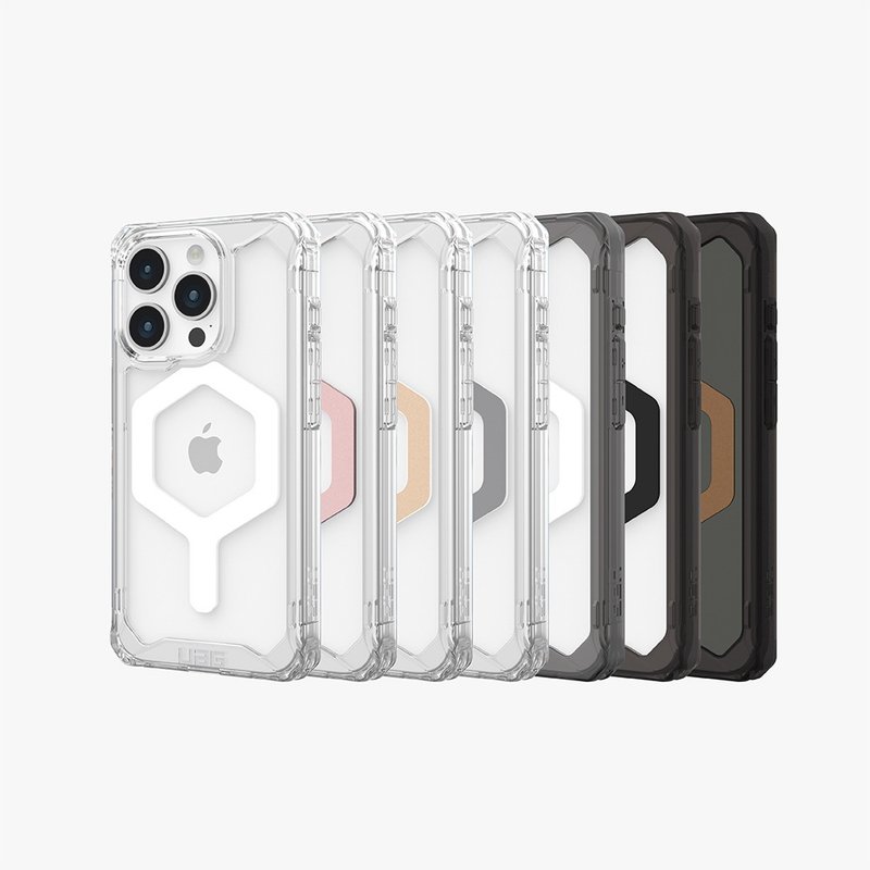 UAG iPhone 15 系列 (适用6.1/6.7寸) 磁吸式耐冲击保护壳-全透款 - 手机壳/手机套 - 聚酯纤维 白色
