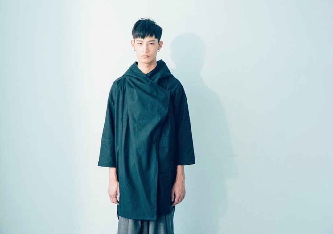 修道行旅 风衣外套 (黑色) Organic Cotton & Recycle - 男装外套 - 棉 黑色