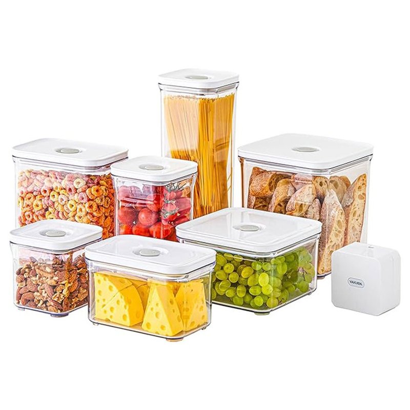 韩国【VAKUEN】智能真空密封保鲜盒 - 收纳用品 - 塑料 白色