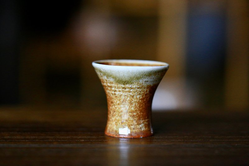 【 柴烧 】 小高杯 茶杯 酒杯 品茗杯 022402 - 茶具/茶杯 - 陶 咖啡色