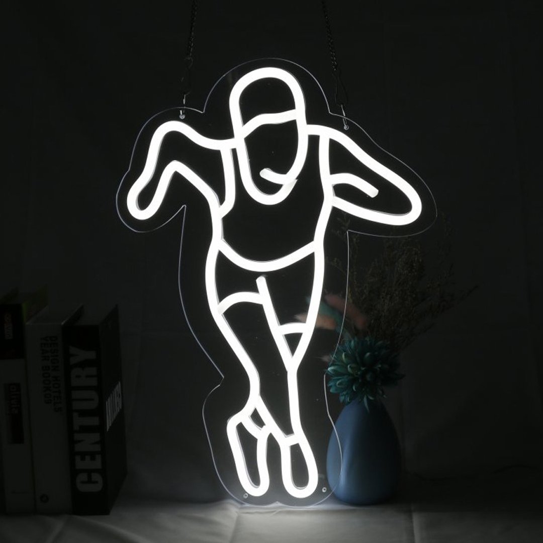 运动男孩LED发光字Neon Sign健身娱乐房间装潢广告招牌 - 灯具/灯饰 - 压克力 透明