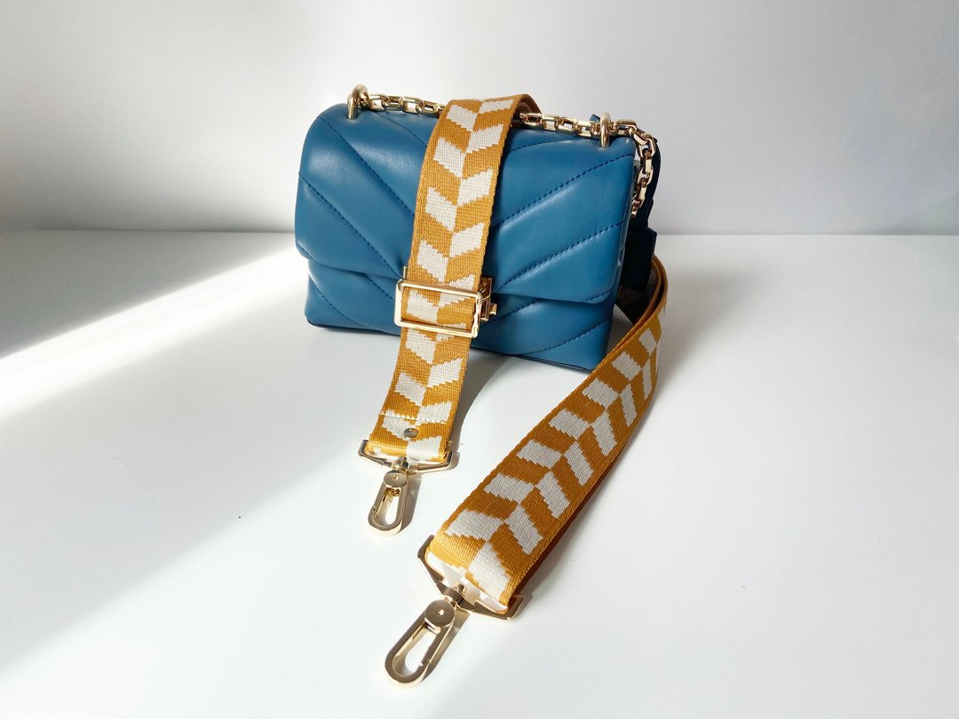 1.5 寸 手作 背带 棉织背带 背包背带 宽背带 - 侧背包/斜挎包 - 棉 黄色