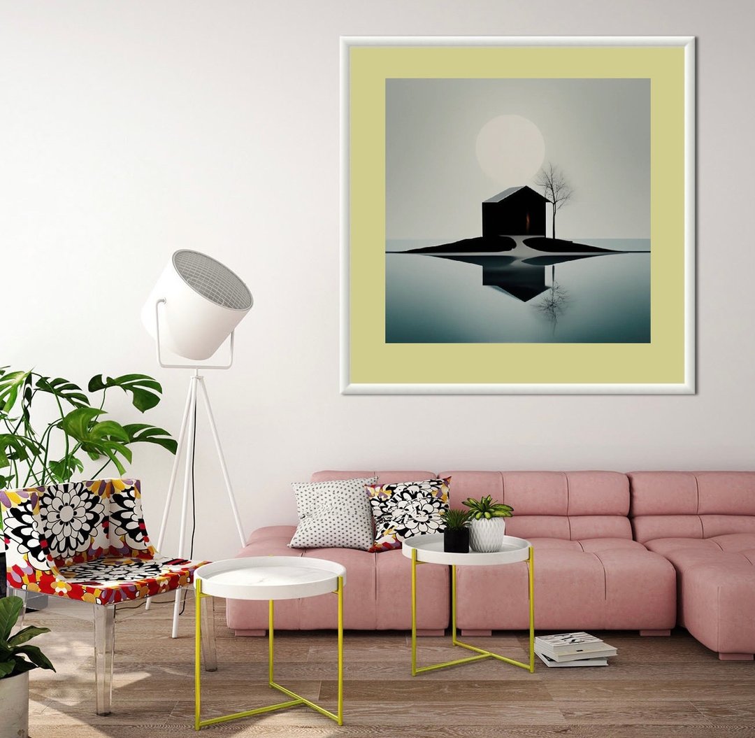 礼物画 墙饰 山水画 天空画 海洋艺术 墙饰 原创手绘 - 海报/装饰画/版画 - 棉 多色