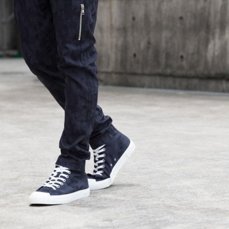 Denim Camouflage - Skinny pants - 男士长裤 - 其他材质 蓝色