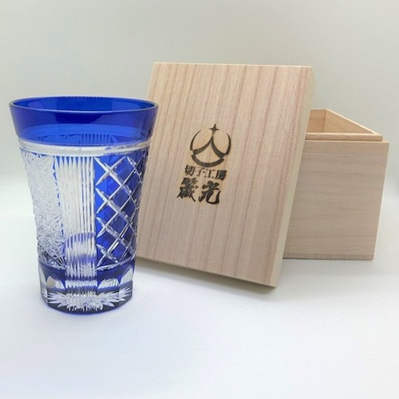 Yarai 和 Kiku Tsunagi 不倒翁 - 茶具/茶杯 - 玻璃 