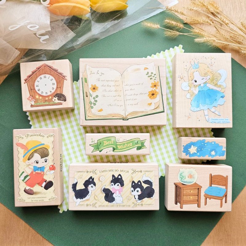 皮诺丘彩色枫木印章 - 印章/印台 - 其他材质 