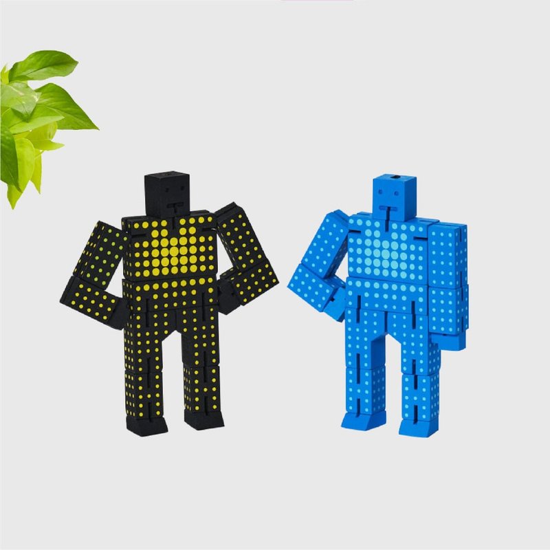 Cubebot 酷比人【限定点点款】木制变形积木机器人 益智设计玩具 - 玩偶/公仔 - 木头 