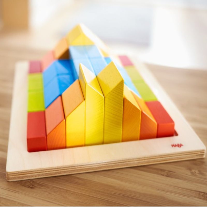 【德国HABA】3D逻辑积木-艺术堆叠 - 玩具/玩偶 - 木头 