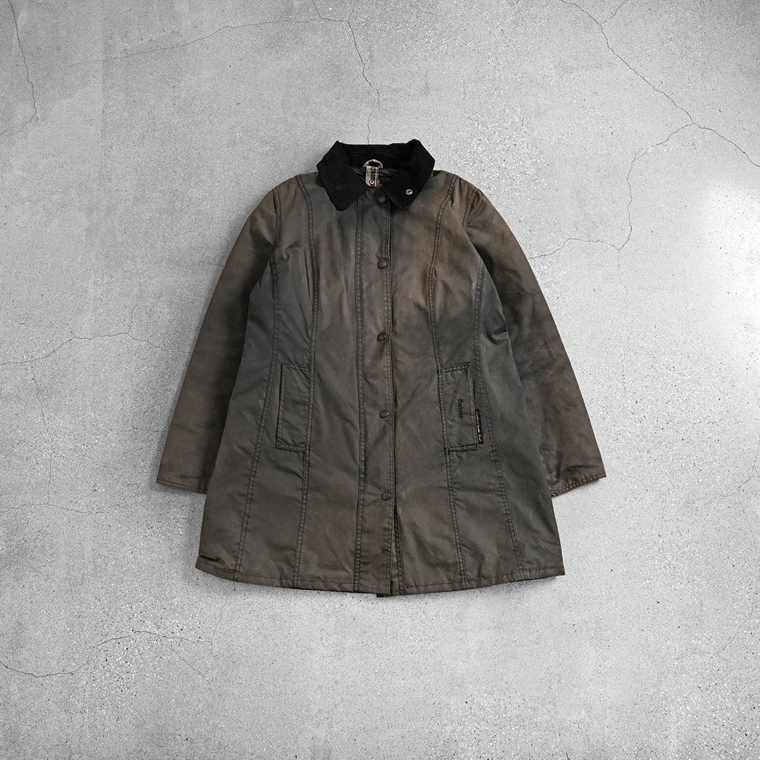 Barbour 油布衣 / 二手古着外套、Barbour Wax Jacket、油布清洁 - 男装外套 - 其他材质 黑色