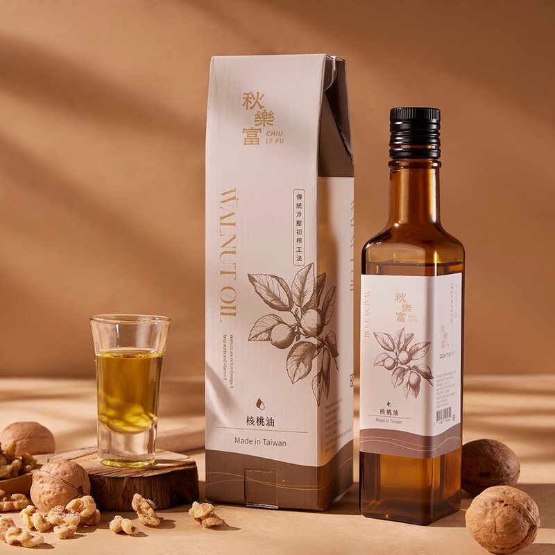 秋乐富 核桃油 250ml - 酱料/调味料 - 玻璃 