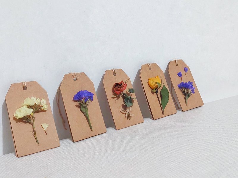 【贺卡】万用卡 感谢卡 圣诞卡 立体卡 可作挂饰/书签 - 卡片/明信片 - 植物．花 多色