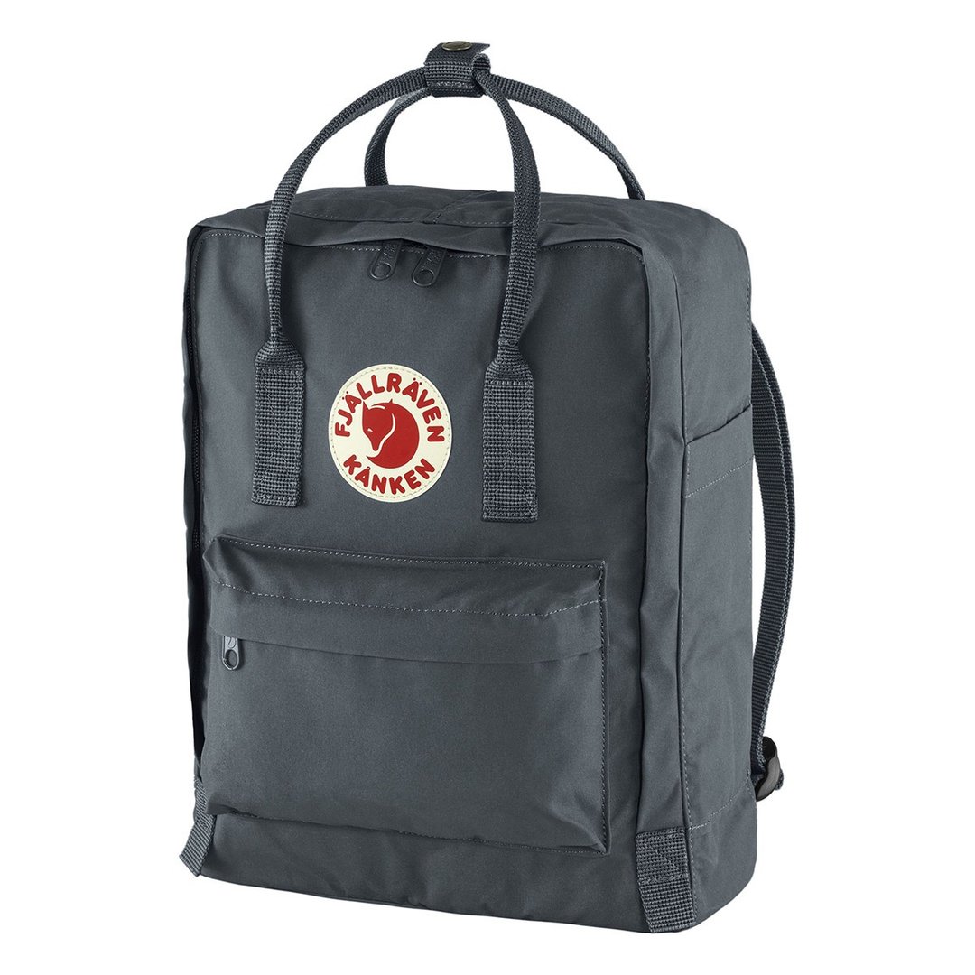 【Fjallraven 北极狐】 Kanken Classic 后背包-031 石墨灰 - 后背包/双肩包 - 其他材质 灰色