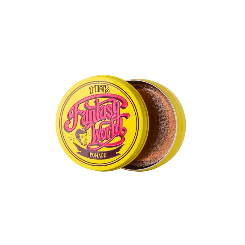 Fantasy World Pomade 黄罐 强力定型发油 100g - 男性清洁护肤品 - 其他材质 