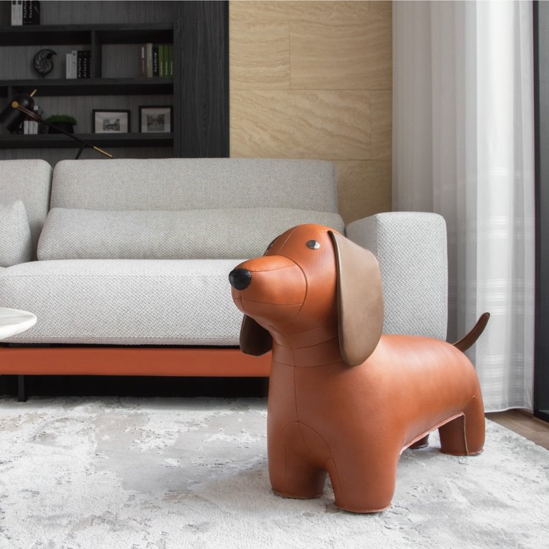 【椅凳】腊肠狗 Teckel 玄关摆饰 | 入厝礼 乔迁礼 新居落成 - 椅子/沙发 - 人造皮革 多色