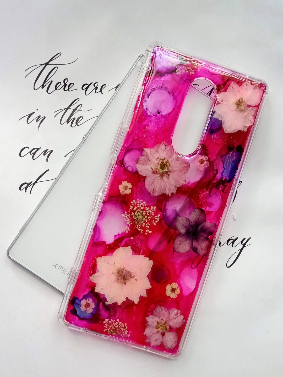 客户专属订单 : 余雅雅, Sony Xperia 1 - 手机壳/手机套 - 树脂 紫色