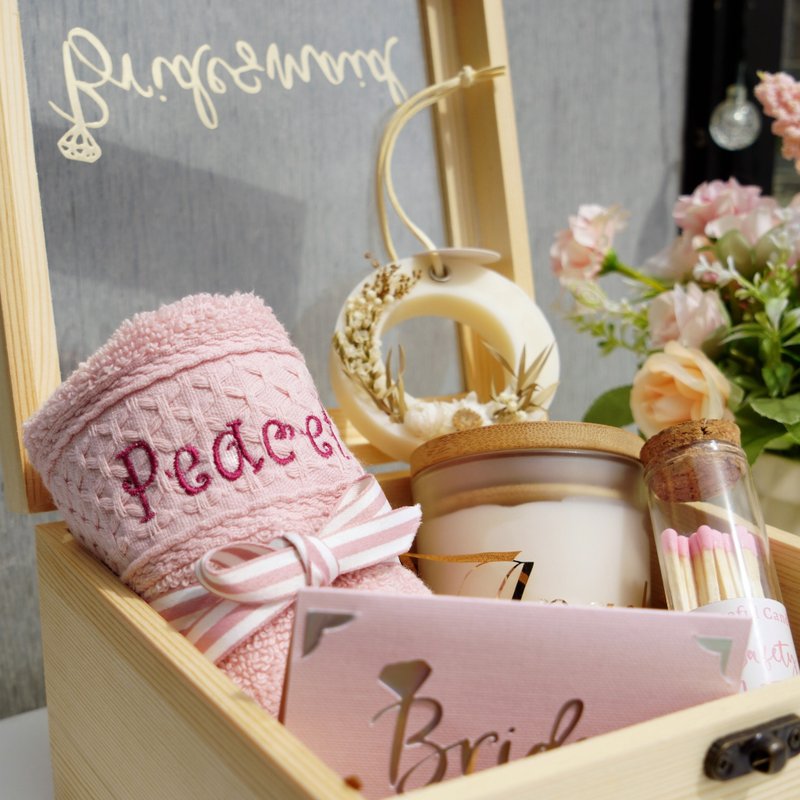 【姊妹礼物】香薰礼盒组合 - 香薰/精油/线香 - 蜡 粉红色