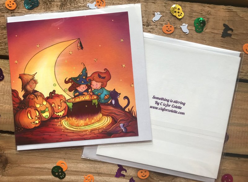 Something is stirring - 卡片/明信片 - 纸 橘色