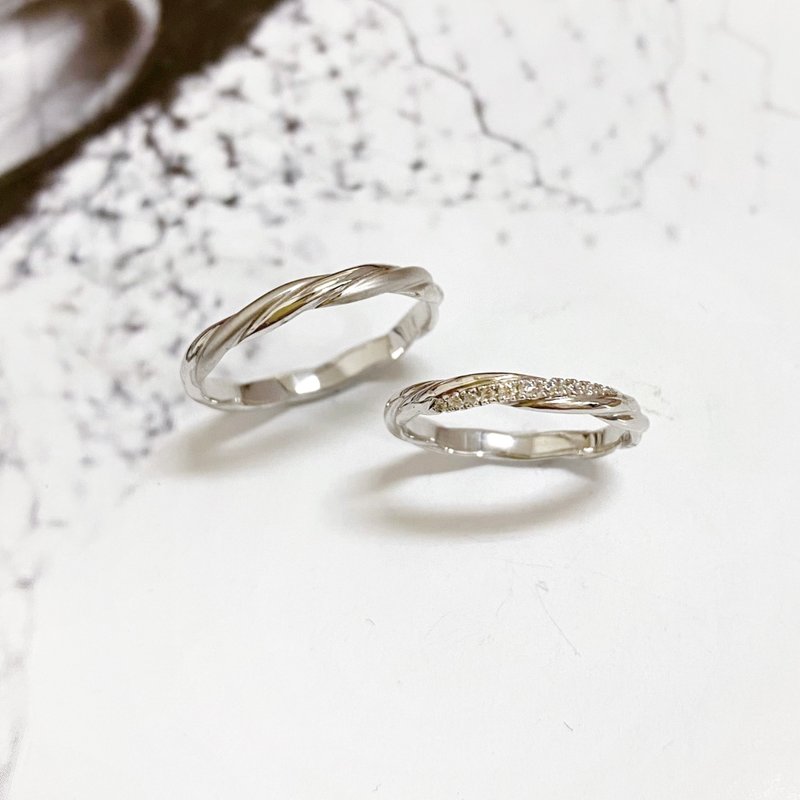 恋。曲_对戒 | 14K、9K、925纯银 - 对戒 - 贵金属 