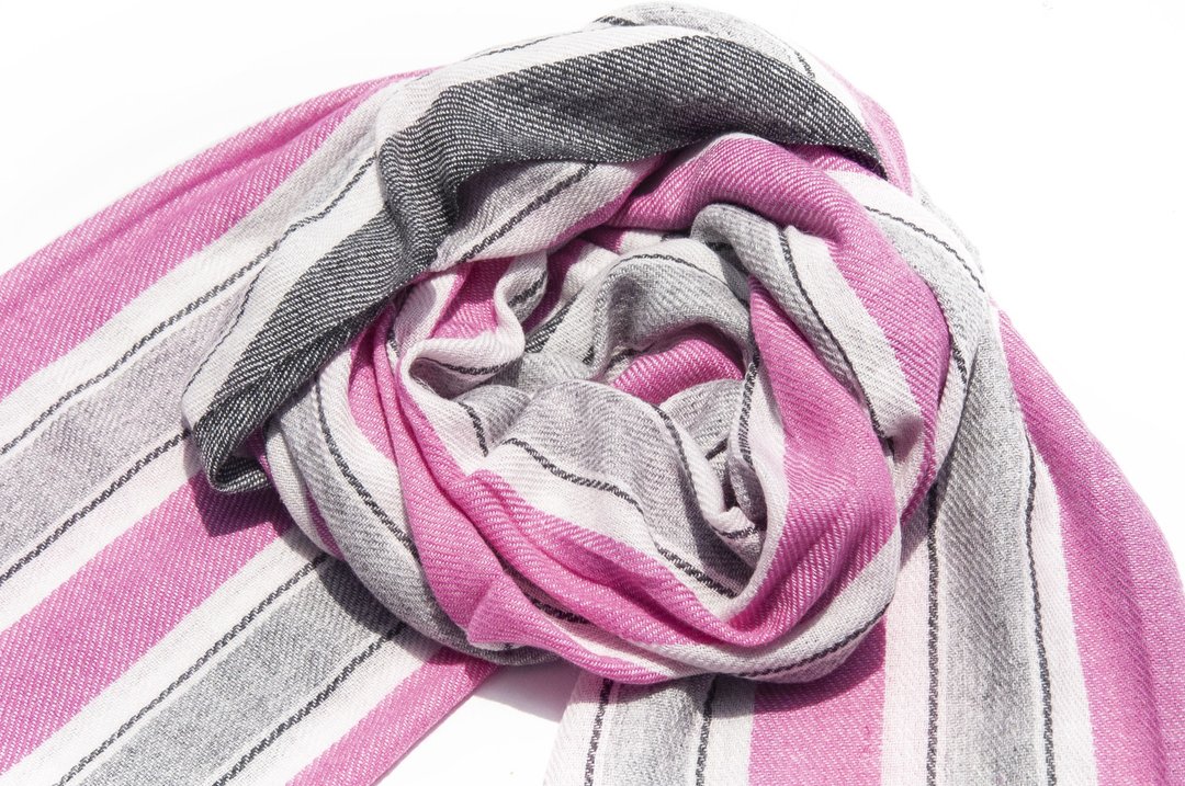 喀什米尔Cashmere 针织围巾 纯羊毛围巾 手织围巾 编织围巾-芬兰 - 围巾/披肩 - 羊毛 多色