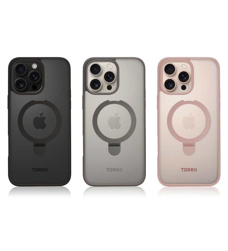 iPhone 16 Pro Max 保护套 苹果6.9寸手机壳+金属支架 MagSafe - 手机壳/手机套 - 其他材质 多色