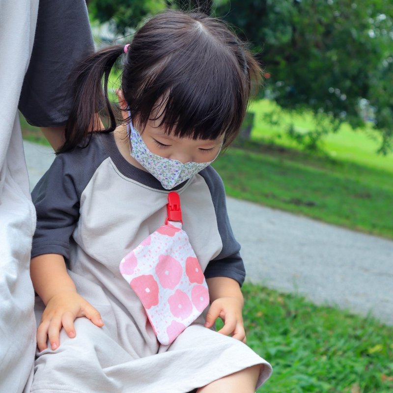 儿童专用手帕二入组(粉色花花) - 其他 - 棉．麻 粉红色