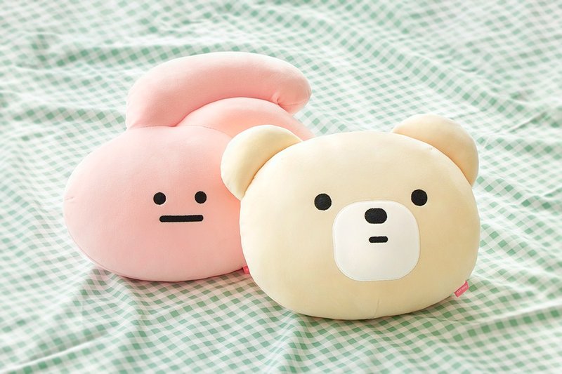 PINK&VEN情侣甜蜜抱枕组 - 玩偶/公仔 - 聚酯纤维 多色