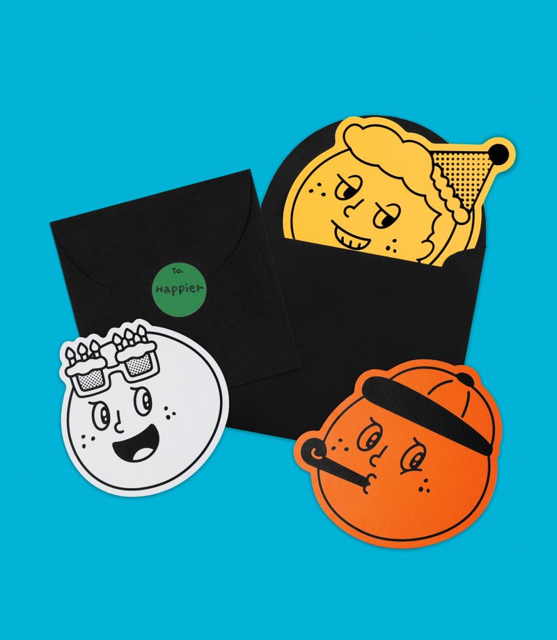 ohlollyday MNNS 庆祝卡片 - 卡片/明信片 - 纸 