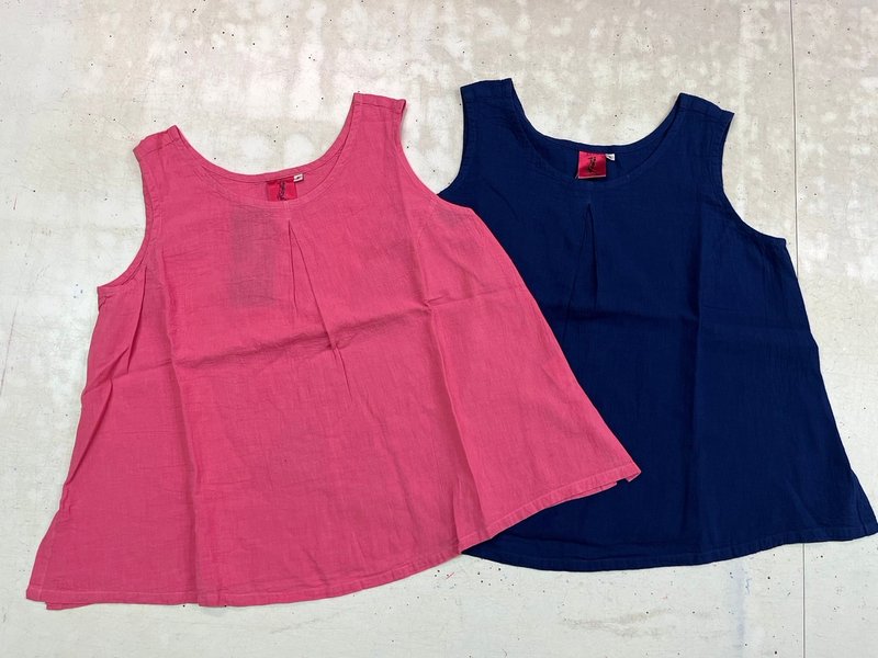 【声声慢】极简无袖伞状上衣 - 女装背心 - 棉．麻 