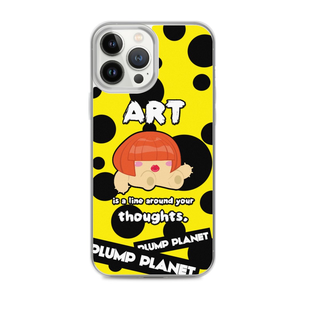 Life Art Quotes - 防摔手机透明软壳 iphone13 12 11 Pro max - 手机壳/手机套 - 塑料 黄色