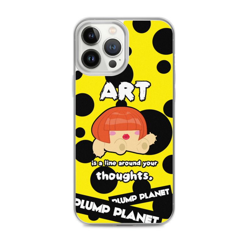 Life Art Quotes - 防摔手机透明软壳 iphone13 12 11 Pro max - 手机壳/手机套 - 塑料 黄色