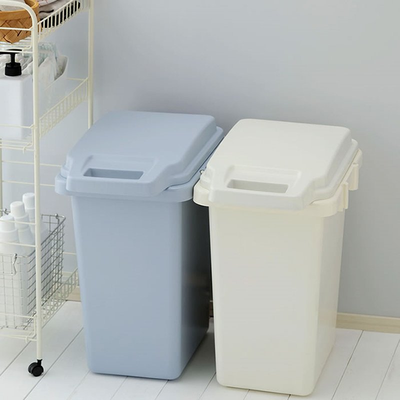日本RISU(H&H系列)掀盖式防臭链接垃圾桶33L - 垃圾桶 - 塑料 