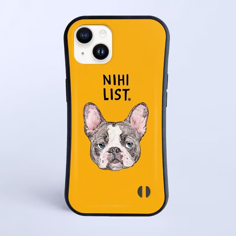 厌世小狗 / 耐冲击握感 iPhone 保护壳 - 手机壳/手机套 - 塑料 白色