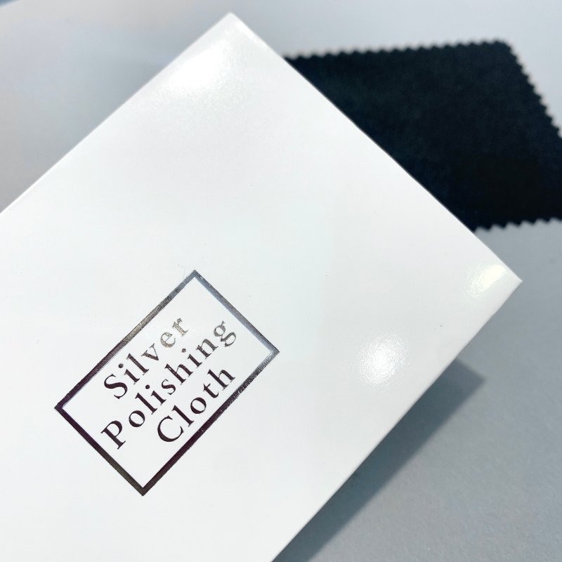 Ops Jewelry Polishing cloth - 加购/银饰清洁/拭银布/银饰保养 - 手链/手环 - 其他材质 白色