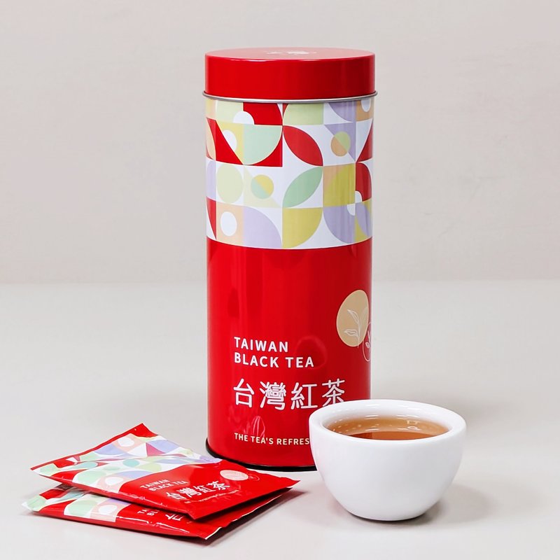 【快速出货】台湾梨山 蜜香红茶 精致罐装茶包 15包 送礼纸袋 - 茶 - 植物．花 白色