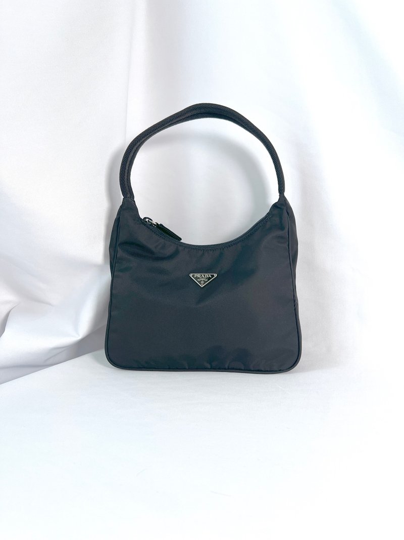 PRADA hobo 三角标志腋下手提侧肩包肩背袋 日本中古二手 - 手提包/手提袋 - 其他材质 