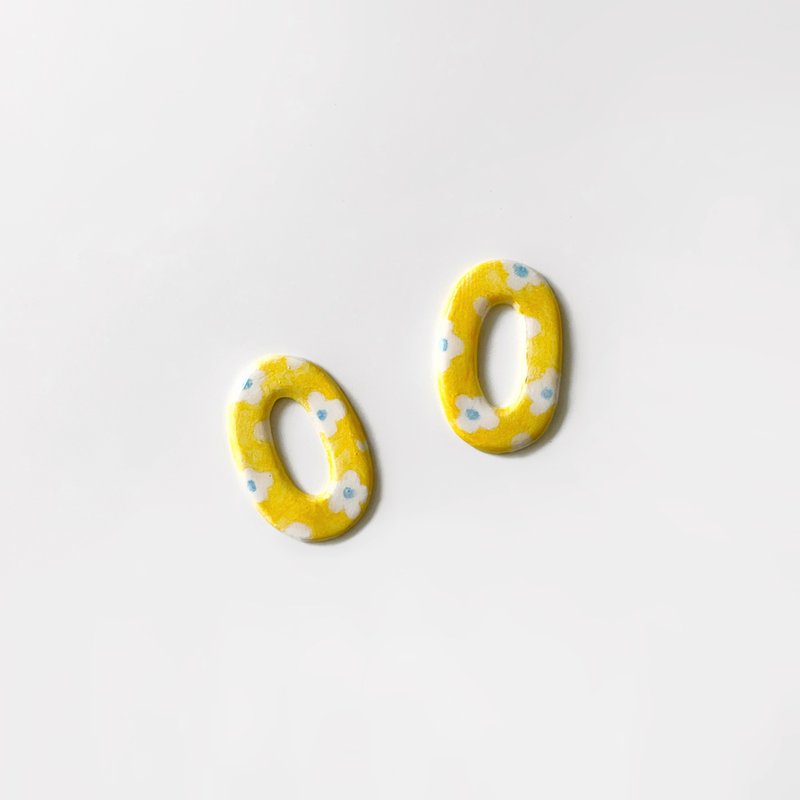 moriyard  - 原创 手绘 手作耳环 - 耳环/耳夹 - 其他材质 多色