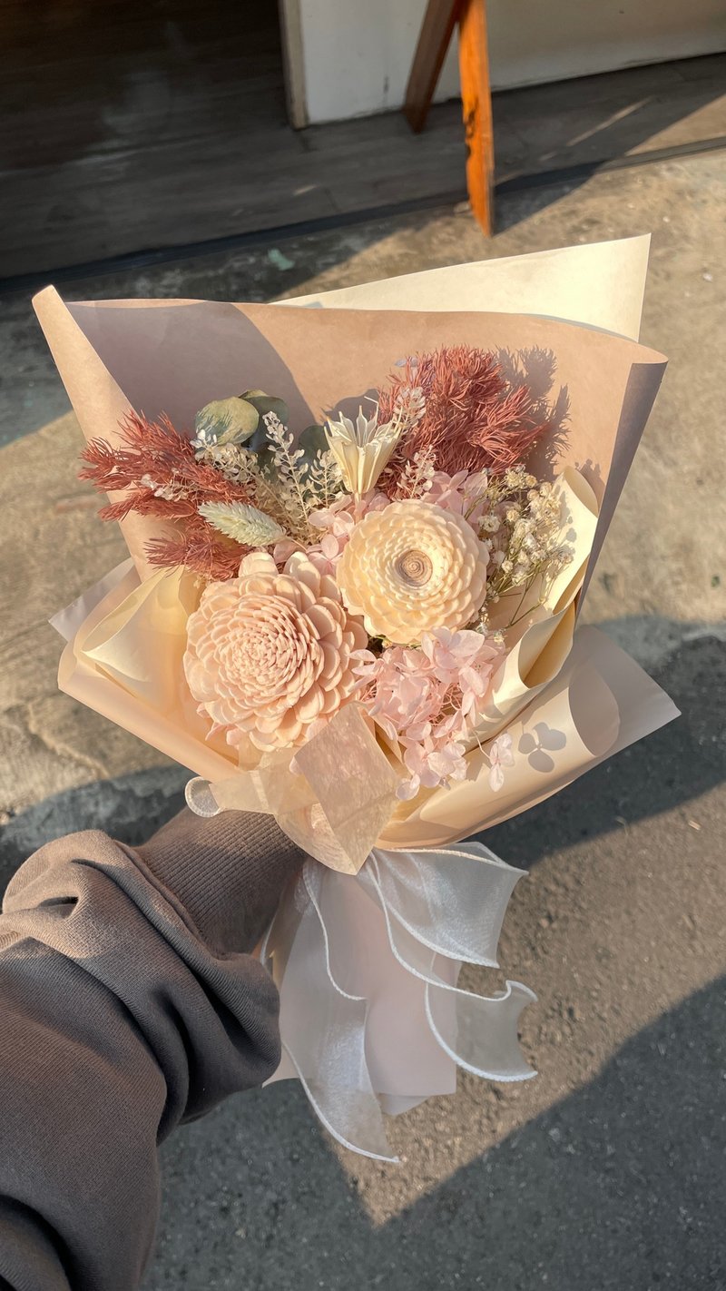 Time Flower 干燥花束 毕业花束 - 干燥花/捧花 - 植物．花 