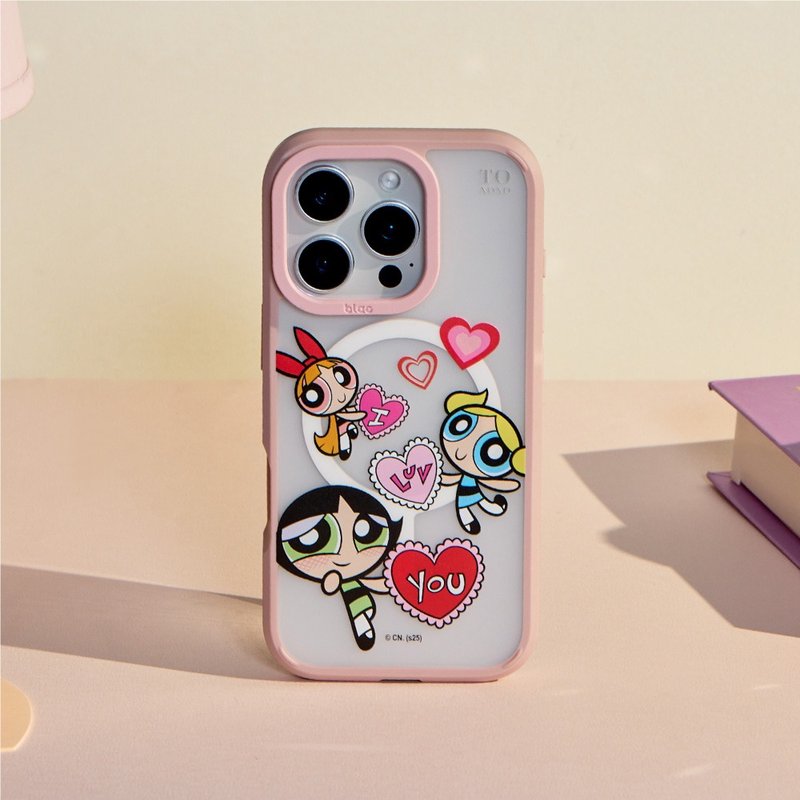 飞天小女警传递爱意极光雾透MagSafe iPhone手机壳 - 手机壳/手机套 - 塑料 多色