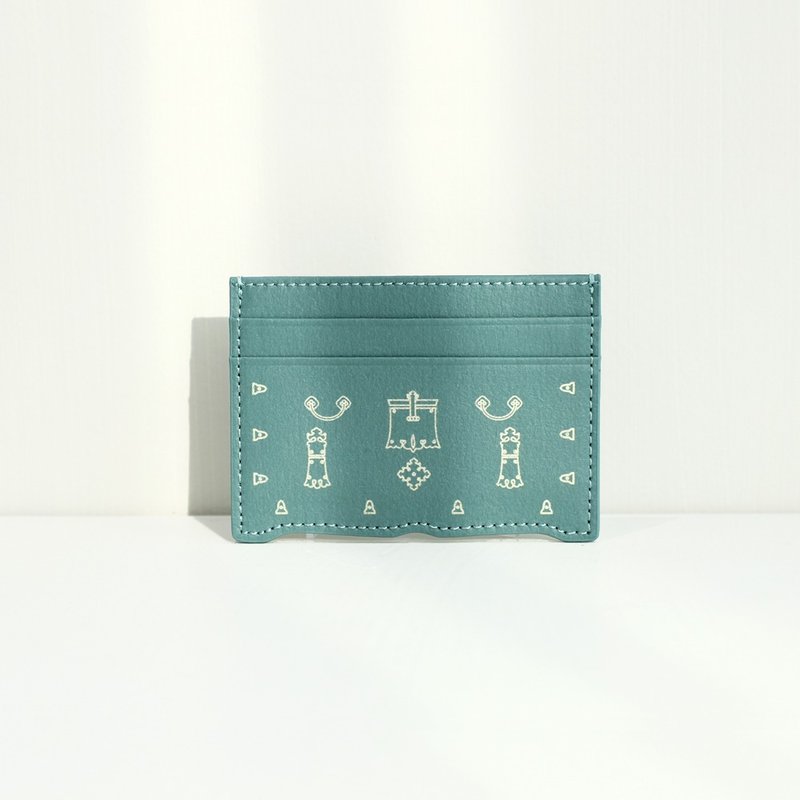 Vegan环保韩纸皮革K款半笥卡包 - 皮夹/钱包 - 环保材料 绿色