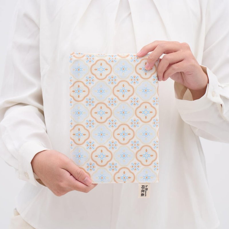 25K 布书衣/玻璃海棠/暖阳甜杏 - 笔记本/手帐 - 棉．麻 橘色